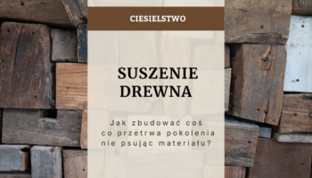 Suszenie drewna - Jak zbudować coś, co przetrwa pokolenia, nie psując materiału
