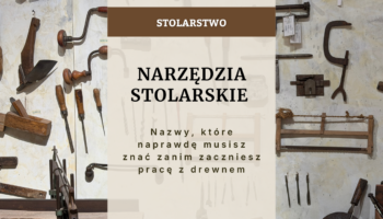 Narzędzia stolarskie - nazwy, które naprawdę musisz znać zanim zaczniesz pracę z drewnem